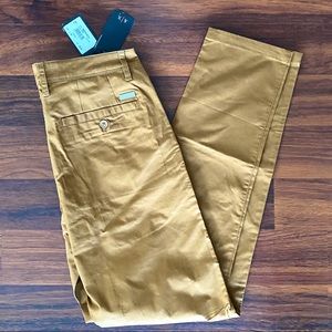 Size 31x32 Armani Exchange Slim Fit Gold Chinos